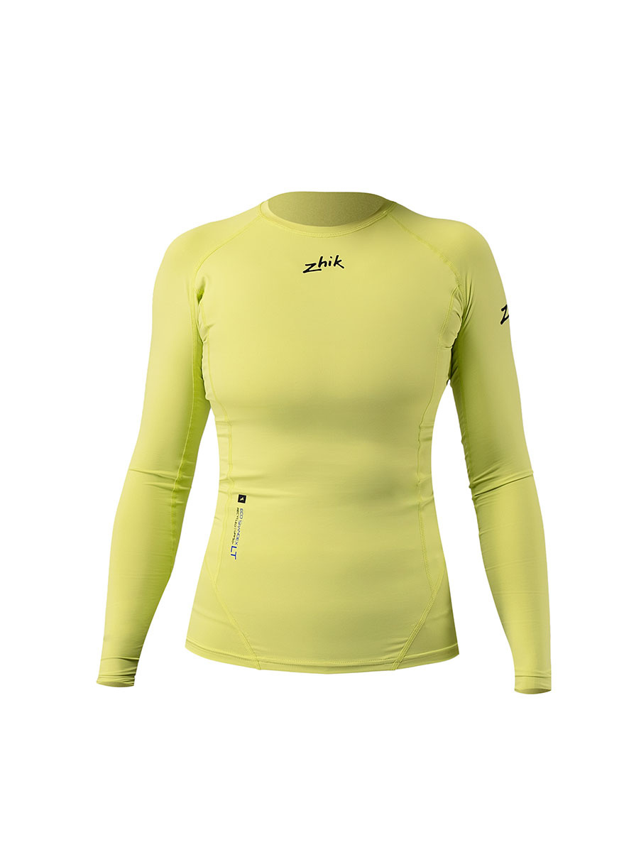 Women's Eco Spandex LT Long Sleeve Baselayer Top Lime